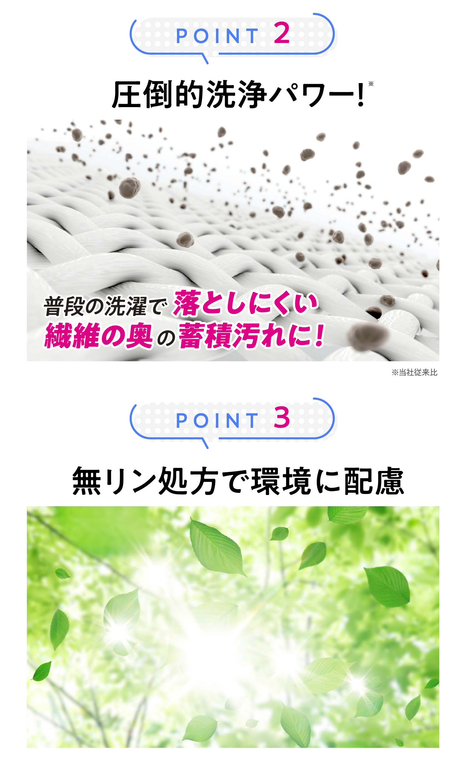 圧倒的洗浄パワー！無リン処方で環境に配慮